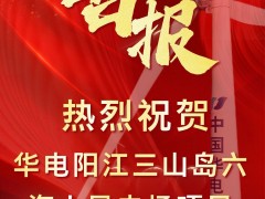 31臺16.2MW！華電陽江三山島六海上風(fēng)電場用海獲批